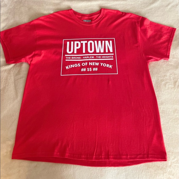 Kings of New York Red Graphic T-Shirt - Size 2XL - Picture 6 of 9